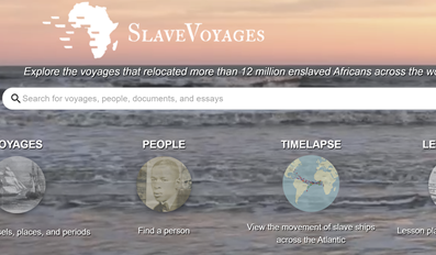 New and Updated SlaveVoyages Website